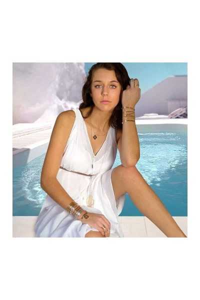 Manchette Link plaquée argent-Acquadila-1546