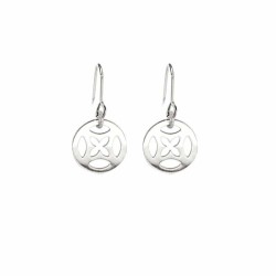 Boucles d’oreilles Micro Mandala argent-Acquadila-1817