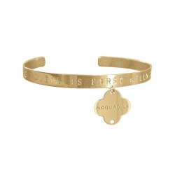 Jonc message gravé Nuage doré-Acquadila-2233
