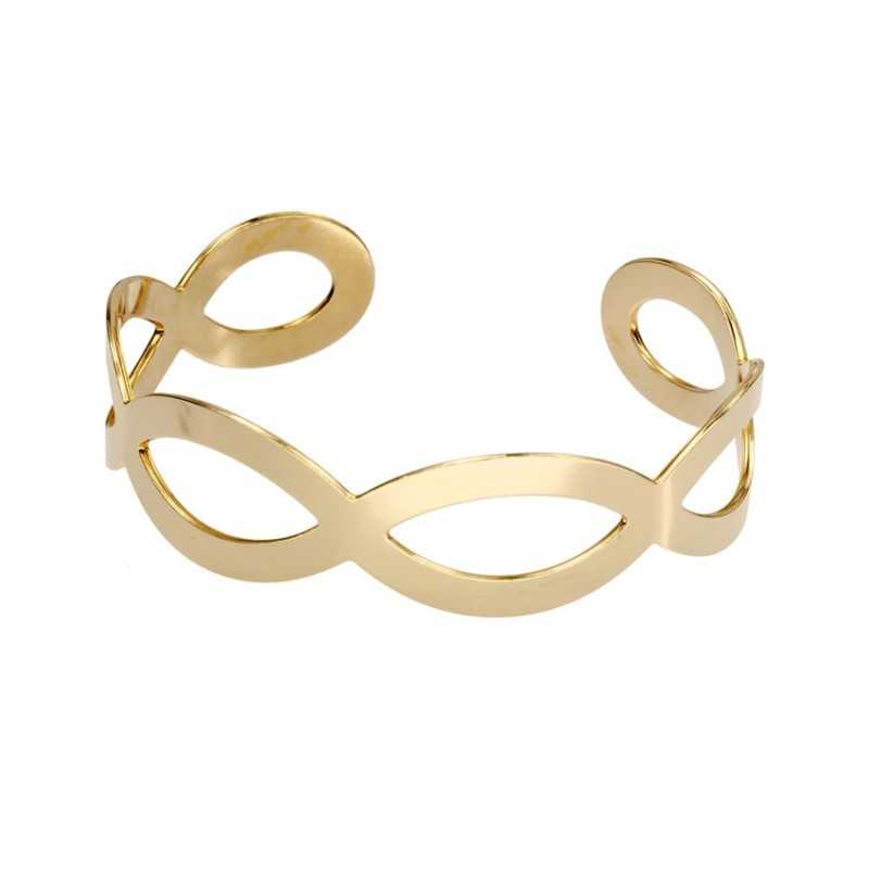 Manchette Infini plaquée or-Acquadila-2254