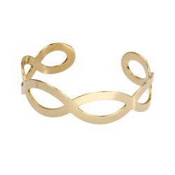 Manchette Infini plaquée or-Acquadila-2254