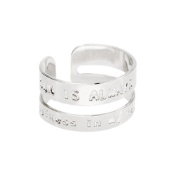 Bague Spirit argent