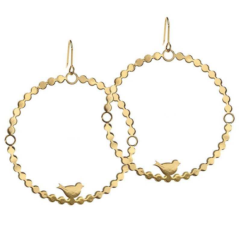 Boucle d’oreilles Eternity or-Acquadila-2967