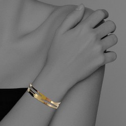 Bracelet Brindille plaqué or-Acquadila-3036