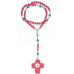 Chapelet Paros Corail - Pour un look joyeux et audacieux !
