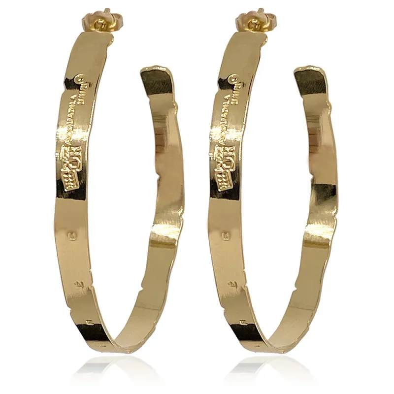 Créoles Ecorce - A la fois chic et audacieuses.