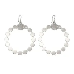 Boucle d’oreilles Bubble argent - Un look glamour et séduisant