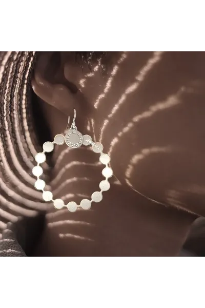 Boucle d’oreilles Bubble argent - Un look glamour et séduisant