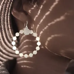 Boucle d’oreilles Bubble argent - Un look glamour et séduisant