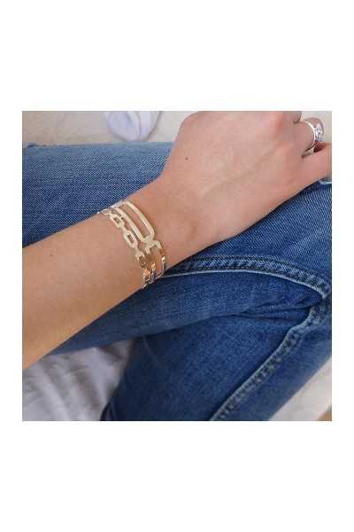 Manchette Dream plaquée or