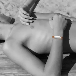 Bracelet Pare-Battage Protect Me Blanc - Le bodyguard !