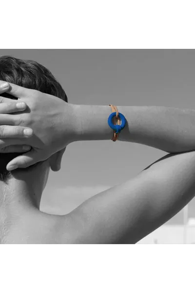 Bracelet Hold Me marine - Un bracelet très affectueux