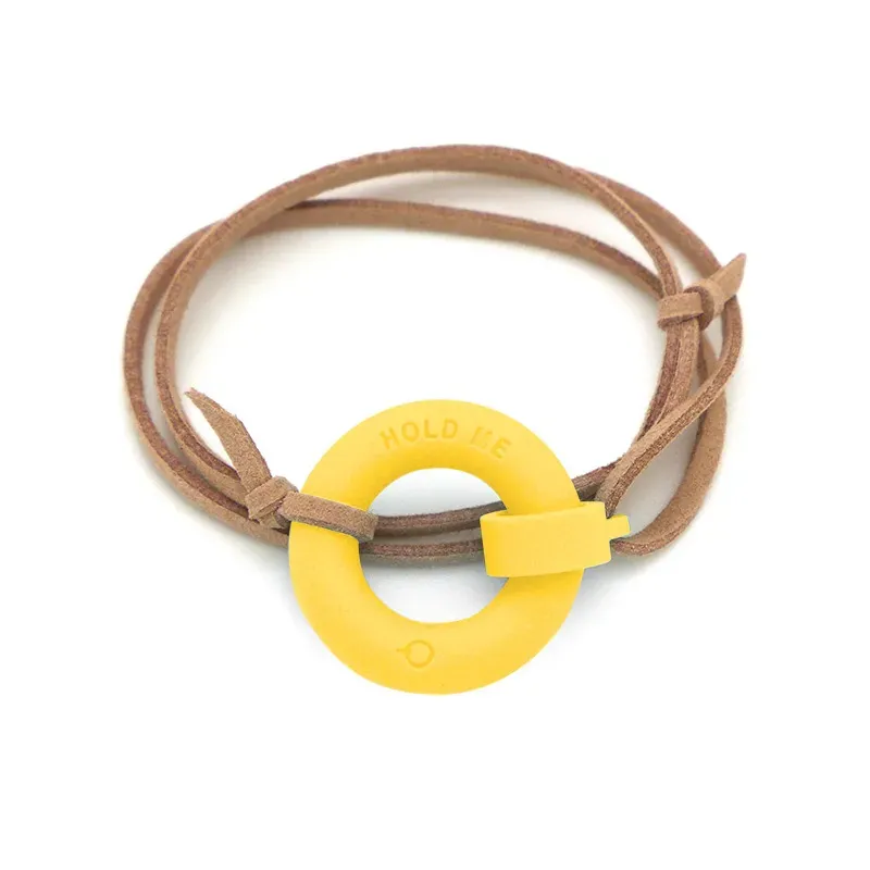 Bracelet Hold Me jaune - Un bracelet très attachant