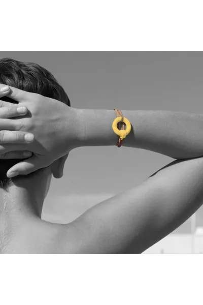 Bracelet Hold Me jaune - Un bracelet très attachant