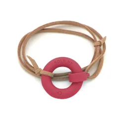 Bracelet Hold Me grenat - Un bracelet très attachant