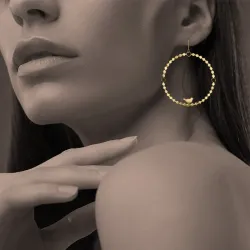 Boucle d’oreilles Eternity or - A la fois chic et audacieuses.