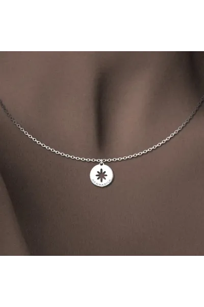 Ras de cou mini Stella argent - Scintillement discrêt