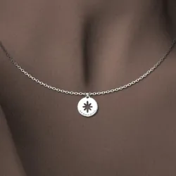 Ras de cou mini Stella argent - Scintillement discrêt