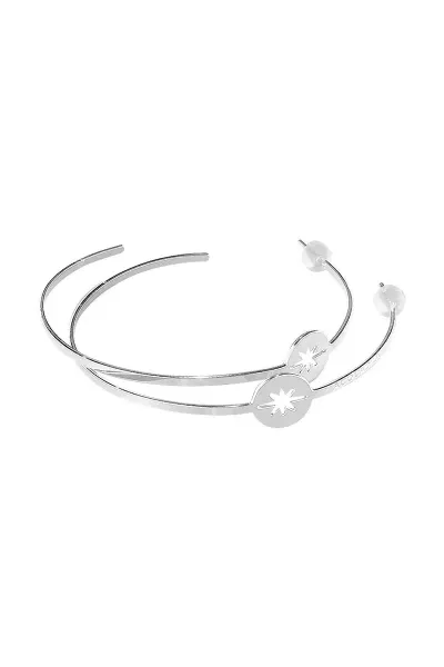 Créoles Stella argent - A la fois chic et audacieuses.