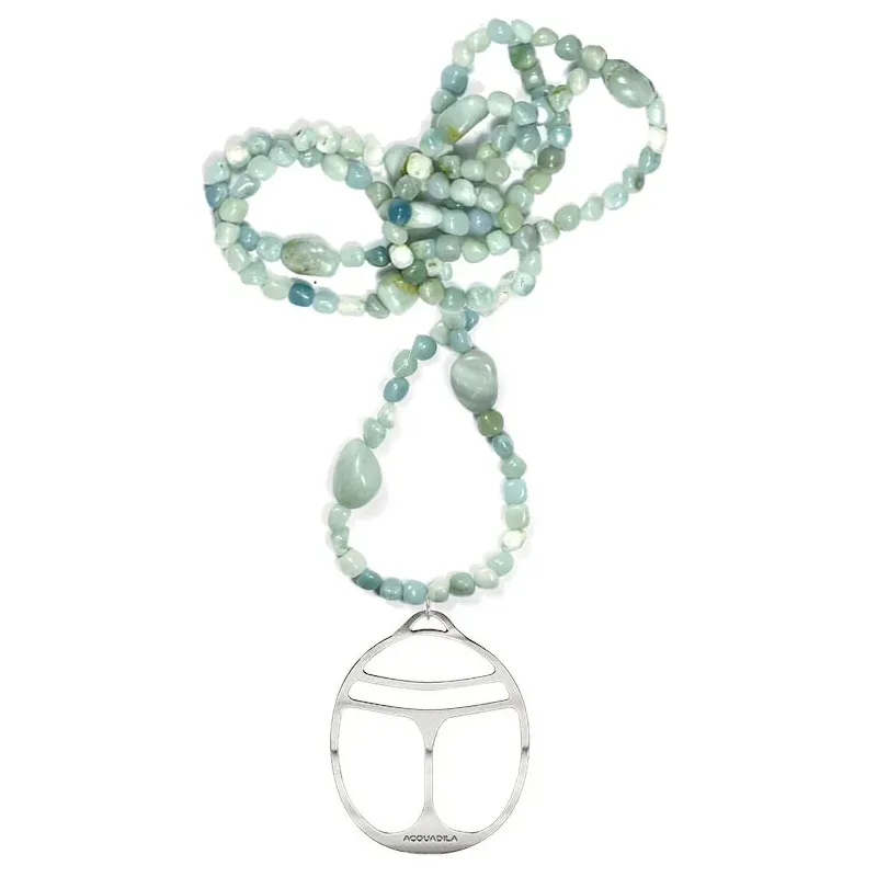 Sautoir Rivière Scarabée argent - Audacieux et captivant.