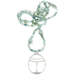 Sautoir Rivière Scarabée argent - Audacieux et captivant.