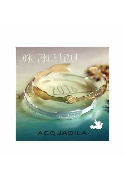 Jonc Venice Beach plaqué or-Acquadila-534