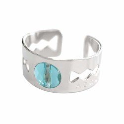 Bague Galaxie argentée - Swarovski élément-Acquadila-972